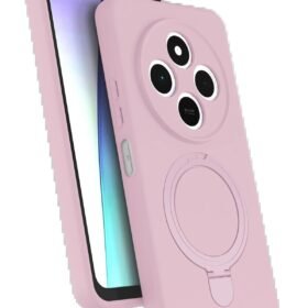 Xiaomi Redmi 14C Regal Magsafe Standlı Kapak - Açık Pembe-(5796)