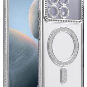 Xiaomi Poco X6 Pro Joke Simli Magneticsafe Kılıf - Gümüş-(5796)