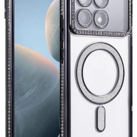 Xiaomi Poco X6 Pro Joke Simli Magneticsafe Kılıf - Siyah-(5796)