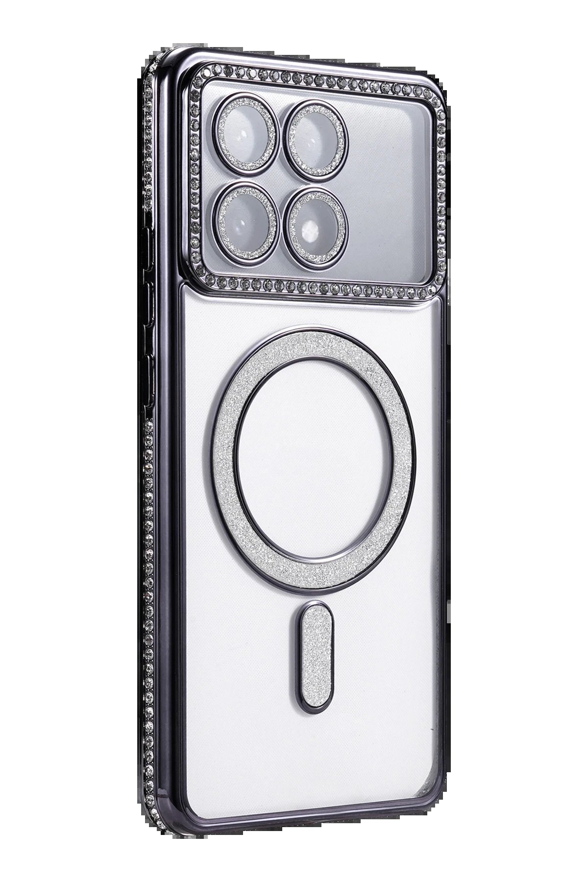 Xiaomi Poco X6 Pro Joke Simli Magneticsafe Kılıf - Siyah-(5796) - Görsel 3