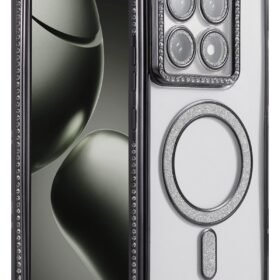 Xiaomi Mi 14T Pro Joke Simli Magneticsafe Kılıf - Siyah-(5796)