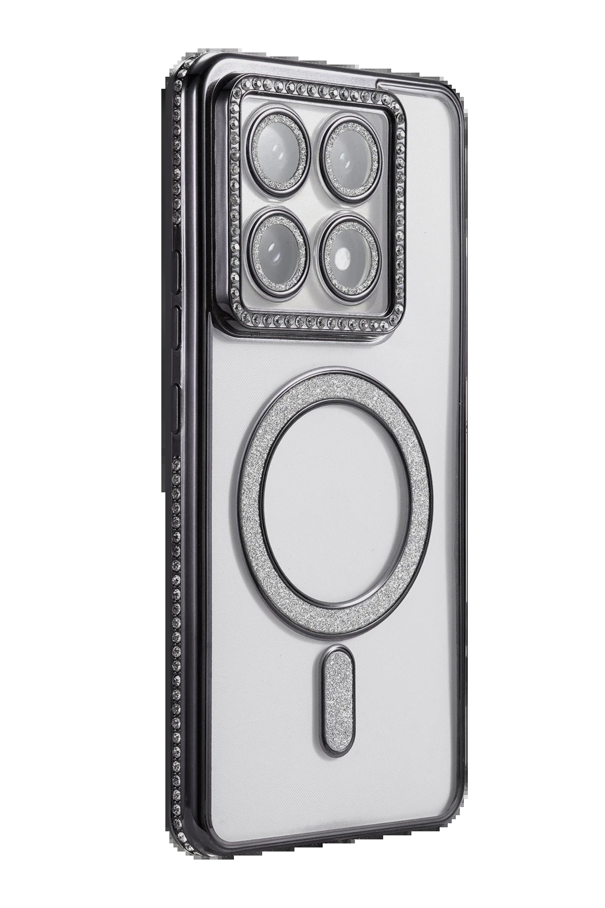 Xiaomi Mi 14T Pro Joke Simli Magneticsafe Kılıf - Siyah-(5796) - Görsel 3