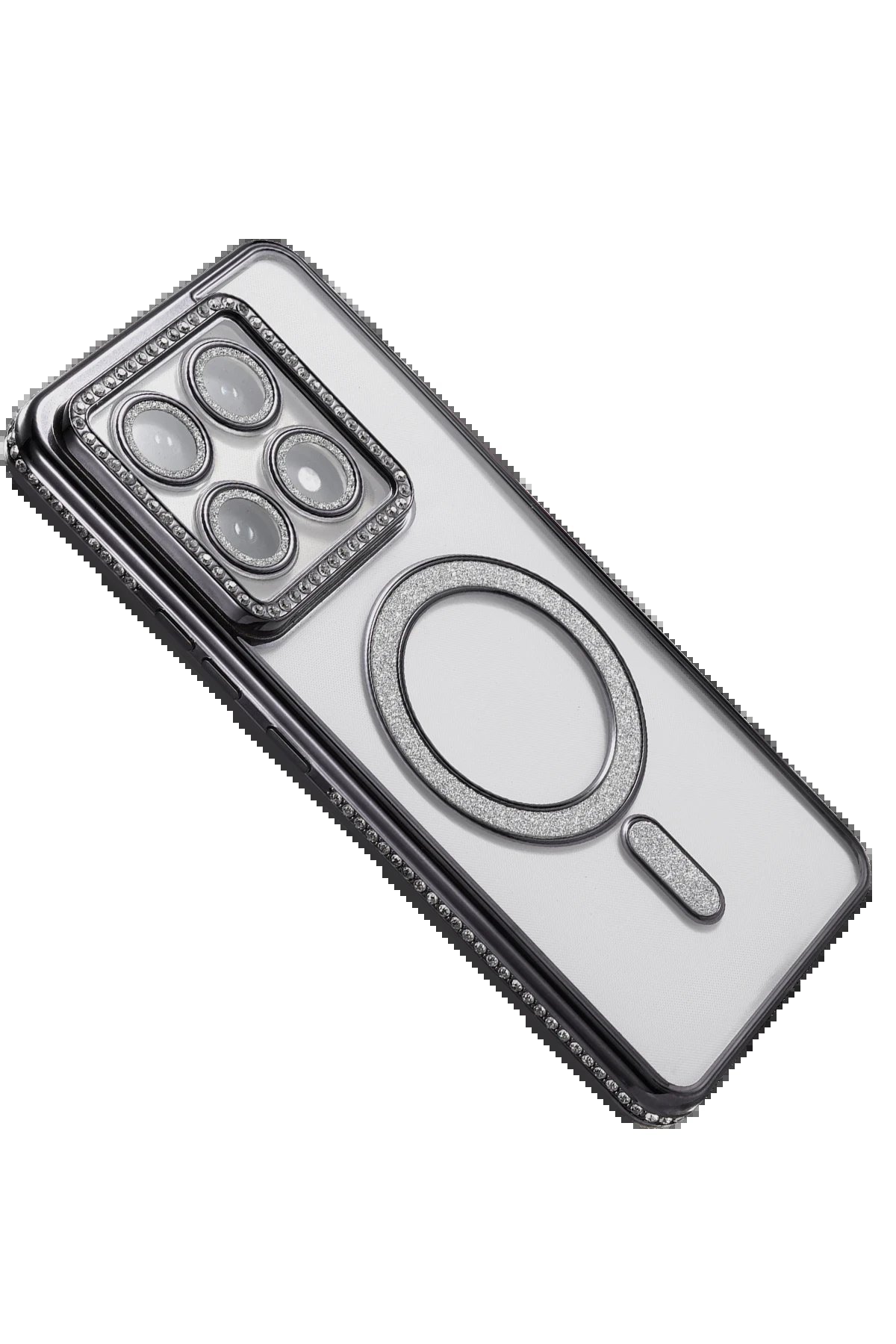 Xiaomi Mi 14T Pro Joke Simli Magneticsafe Kılıf - Siyah-(5796) - Görsel 4