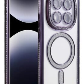 Xiaomi Redmi Note 14 Pro 4G Joke Simli Magneticsafe Kılıf - Derin Mor-(5796)