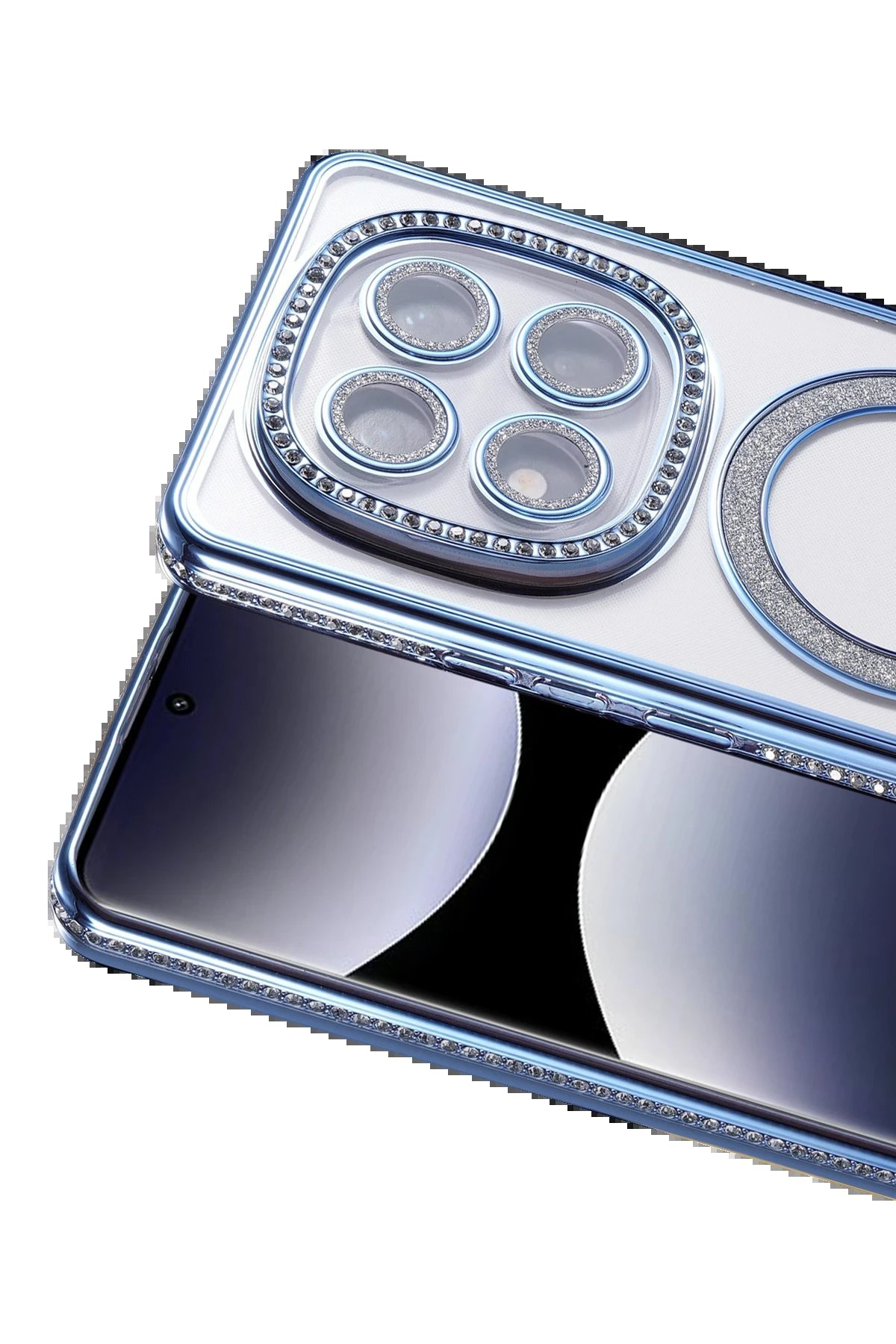 Xiaomi Redmi Note 14 Pro 4G Joke Simli Magneticsafe Kılıf - Mavi-(5796) - Görsel 2