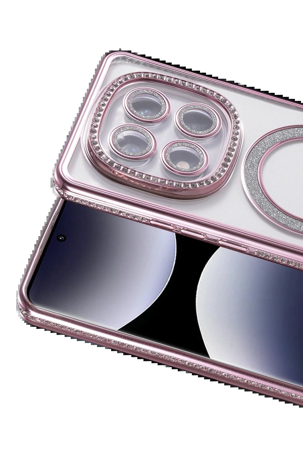 Xiaomi Redmi Note 14 Pro 4G Joke Simli Magneticsafe Kılıf - Pembe-(5796) - Görsel 2