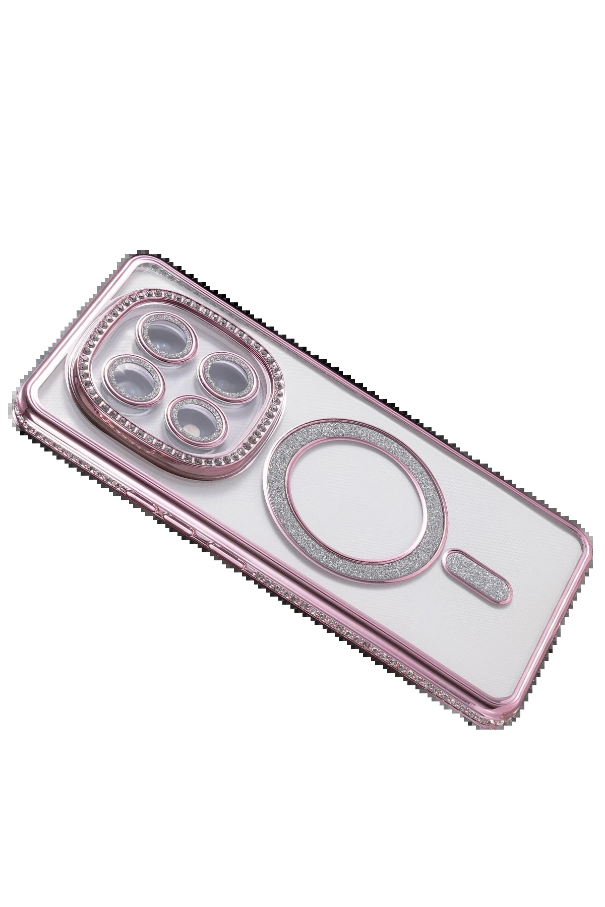 Xiaomi Redmi Note 14 Pro 5G Joke Simli Magneticsafe Kılıf - Pembe-(5796) - Görsel 4