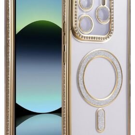 Xiaomi Redmi Note 14 4G Joke Simli Magneticsafe Kılıf - Gold-(5796)