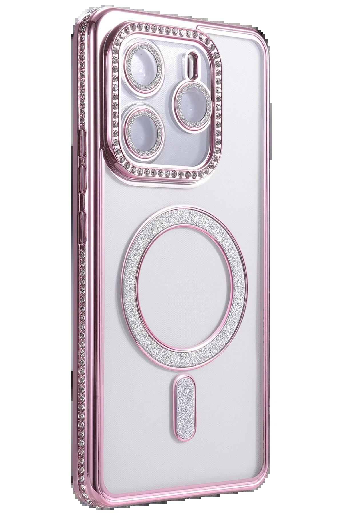 Xiaomi Redmi Note 14 4G Joke Simli Magneticsafe Kılıf - Pembe-(5796) - Görsel 3