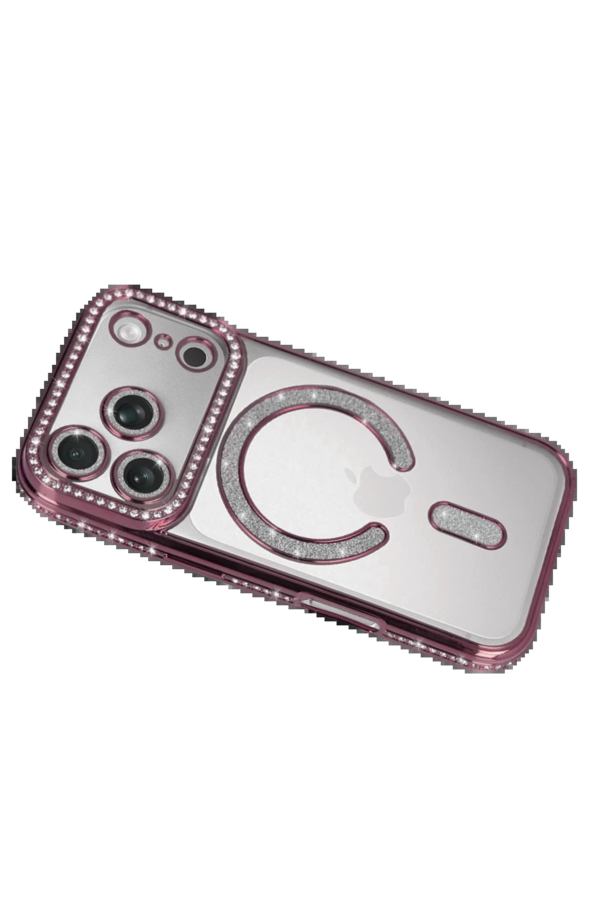 Apple iPhone 17 Pro Joke Simli Magneticsafe Kılıf - Pembe-(5796) - Görsel 3