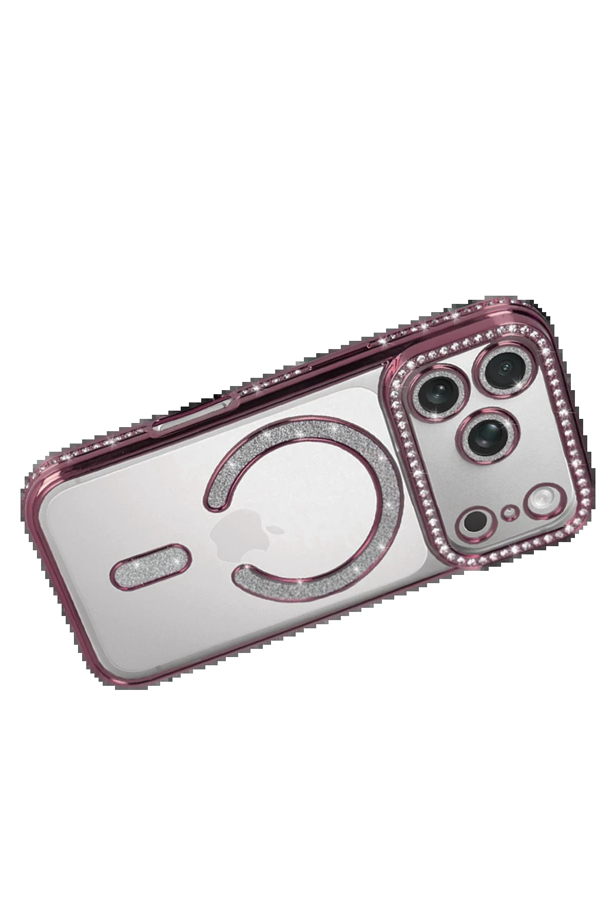 Apple iPhone 17 Pro Joke Simli Magneticsafe Kılıf - Pembe-(5796) - Görsel 4