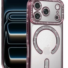 Apple iPhone 17 Pro Max Joke Simli Magneticsafe Kılıf - Pembe-(5796)