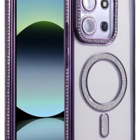 Xiaomi Redmi 15C 4G Joke Simli Magneticsafe Kılıf - Derin Mor-(5796)