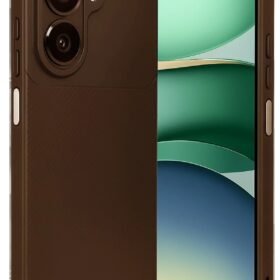 Samsung Galaxy A07 Auto Focus Karbon Kapak - Kahverengi-(5796)