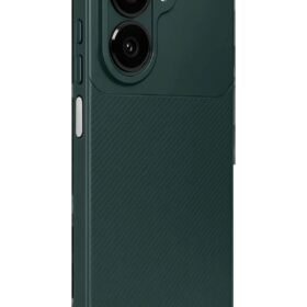 Samsung Galaxy A07 Auto Focus Karbon Kapak - Koyu Yeşil-(5796)