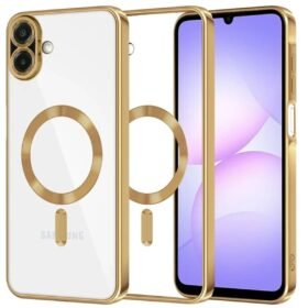 Samsung Galaxy A07 Kross Magneticsafe Kapak - Gold-(5796)