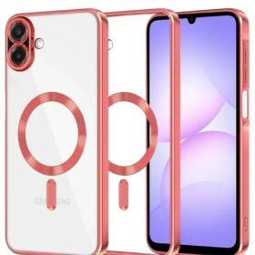 Samsung Galaxy A07 Kross Magneticsafe Kapak - Kırmızı-(5796)