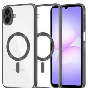 Samsung Galaxy A07 Kross Magneticsafe Kapak - Siyah-(5796)