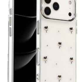 Apple iPhone 17 Pro Max Fiyonk Desenli Kapak - Desen 1-(5796)