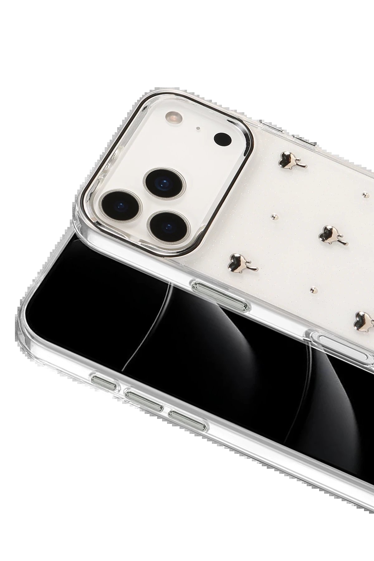 Apple iPhone 17 Pro Max Fiyonk Desenli Kapak - Desen 1-(5796) - Görsel 2