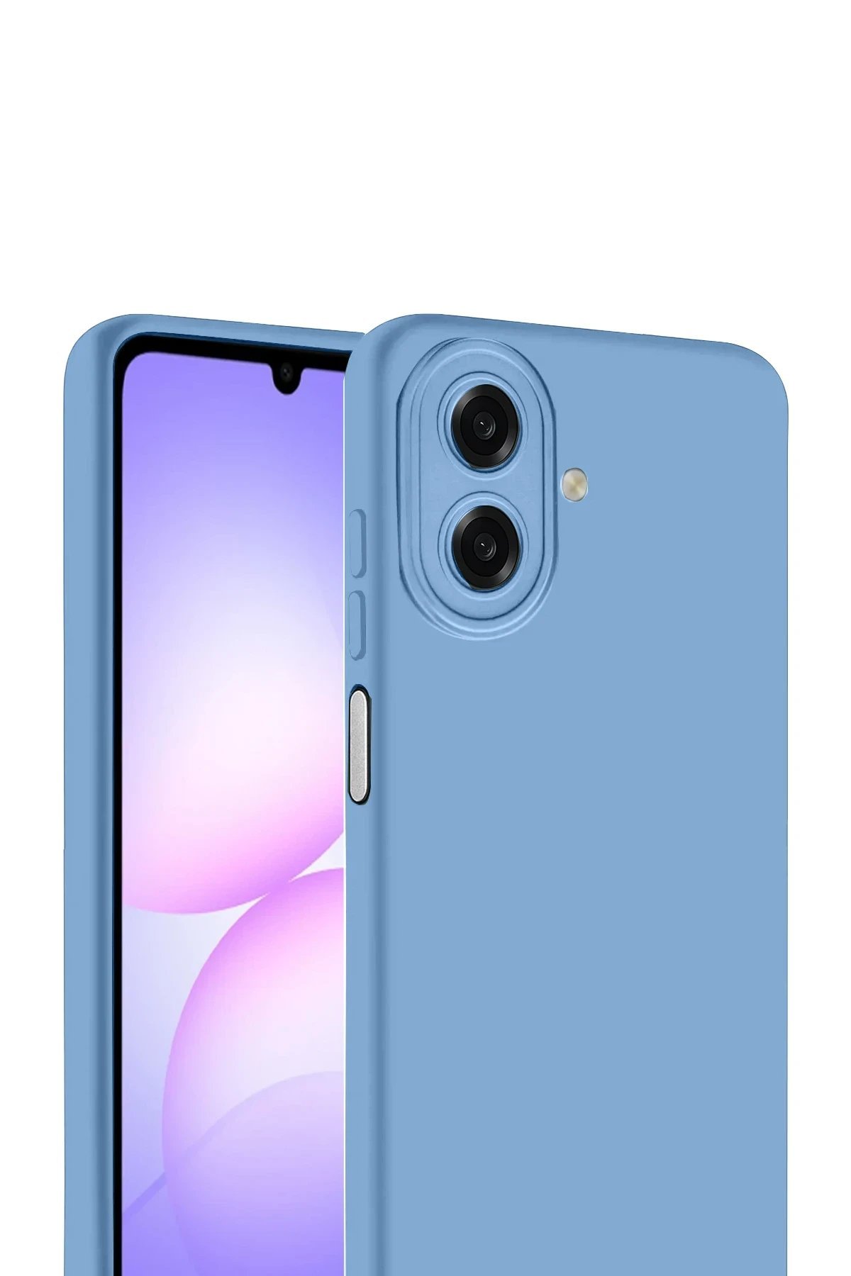 Samsung Galaxy A07 First Silikon - Mavi-(5796)