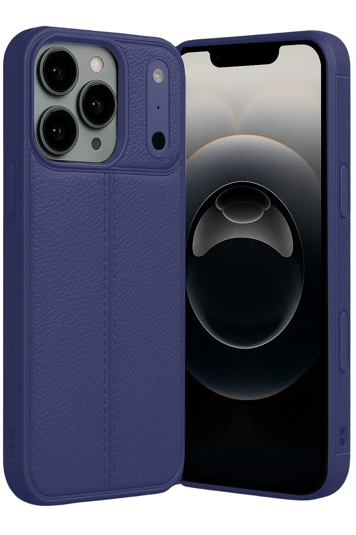 Apple iPhone 17 Pro Max Auto Focus Kapak - Lacivert-(5796)