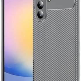 Samsung Galaxy A17 5G Auto Focus Karbon Kapak - Gri-(5796)