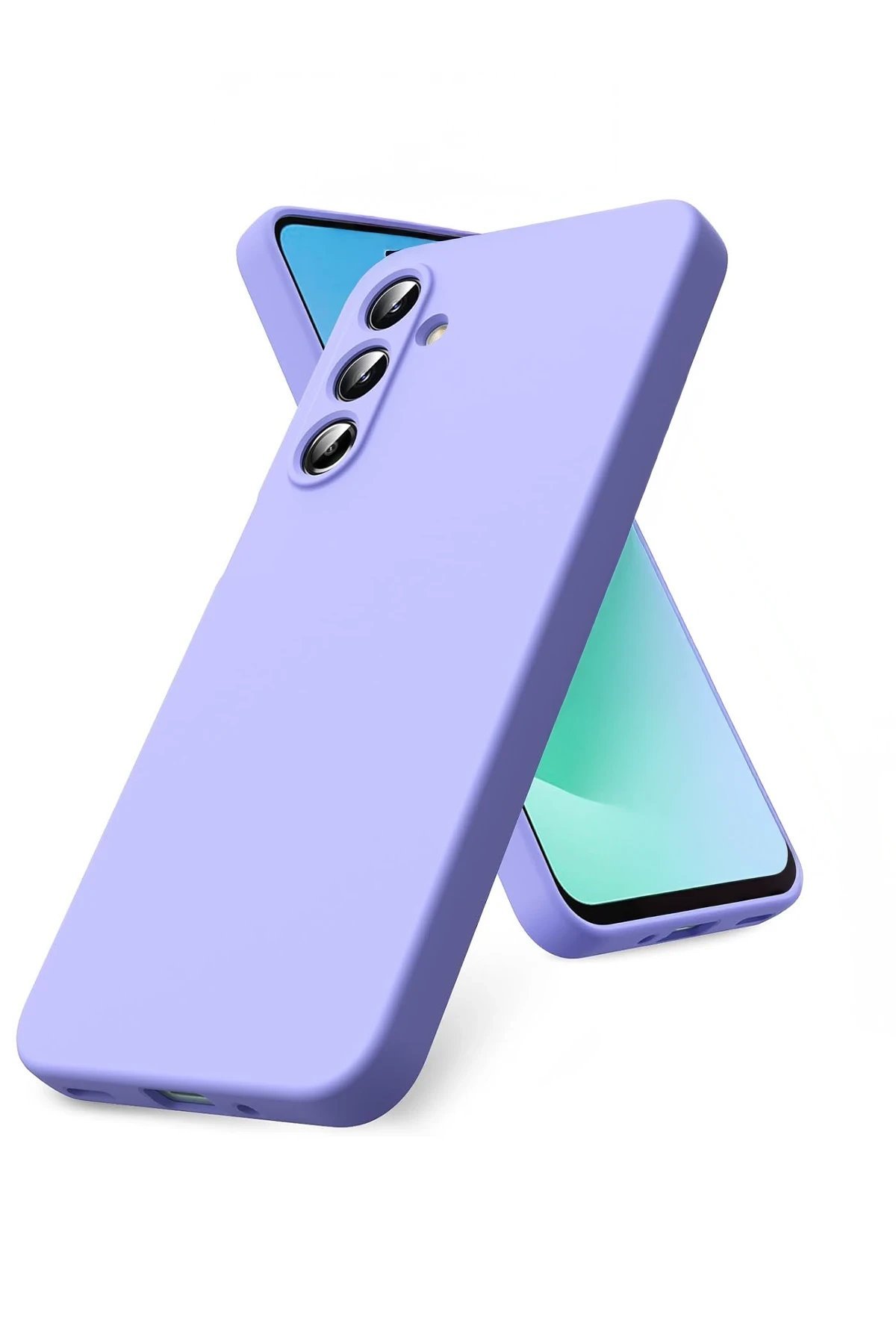 Samsung Galaxy A17 5G Nano içi Kadife Silikon - Lila-(5796)