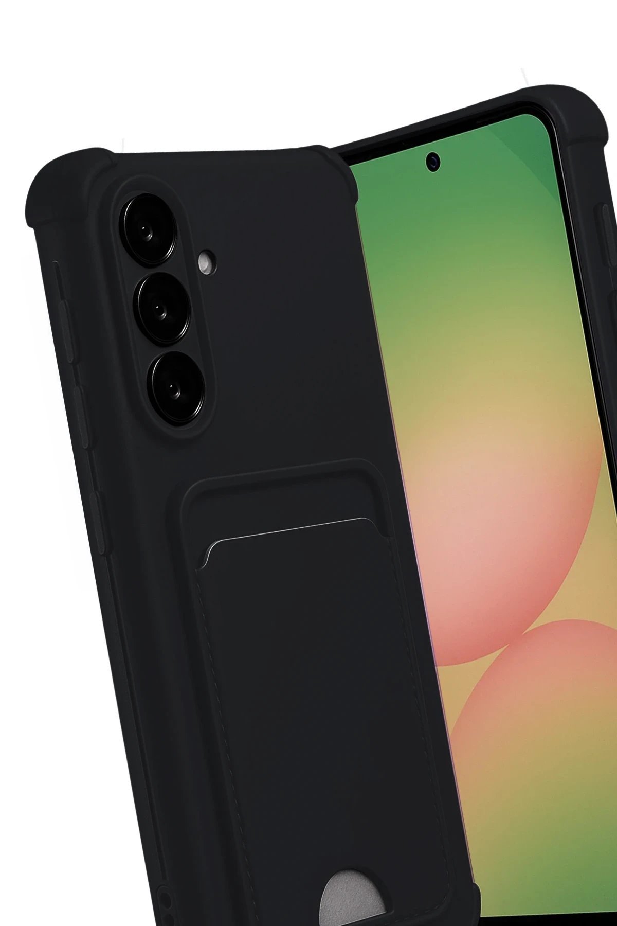 Samsung Galaxy A17 5G Kelvin Kartvizitli Silikon - Siyah-(5796) - Görsel 3