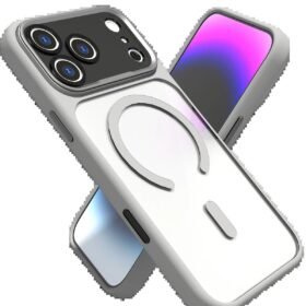 Apple iPhone 17 Pro Hazar Magsafe Kapak - Gri-(5796)