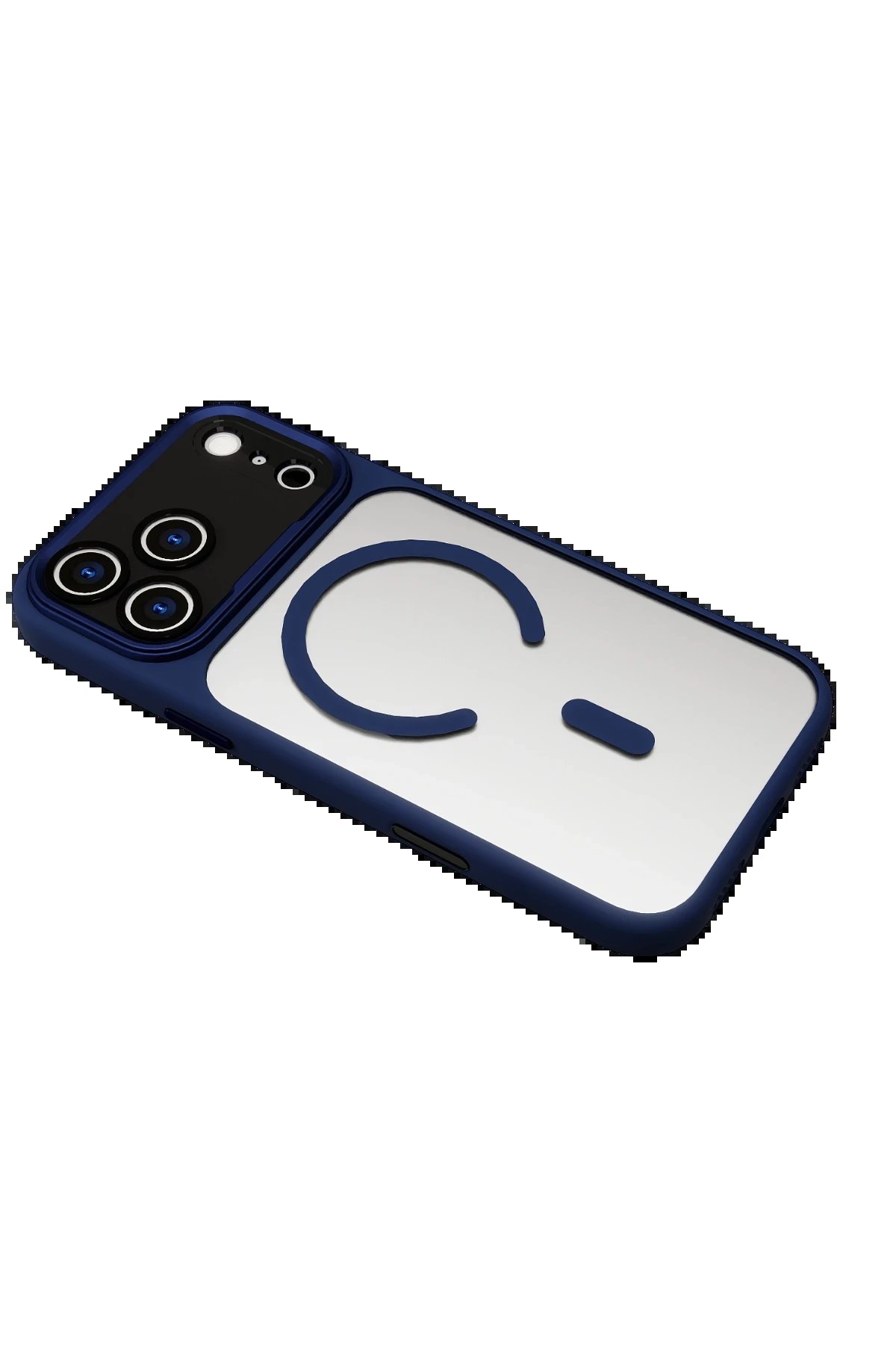 Apple iPhone 17 Pro Hazar Magsafe Kapak - Lacivert-(5796) - Görsel 5