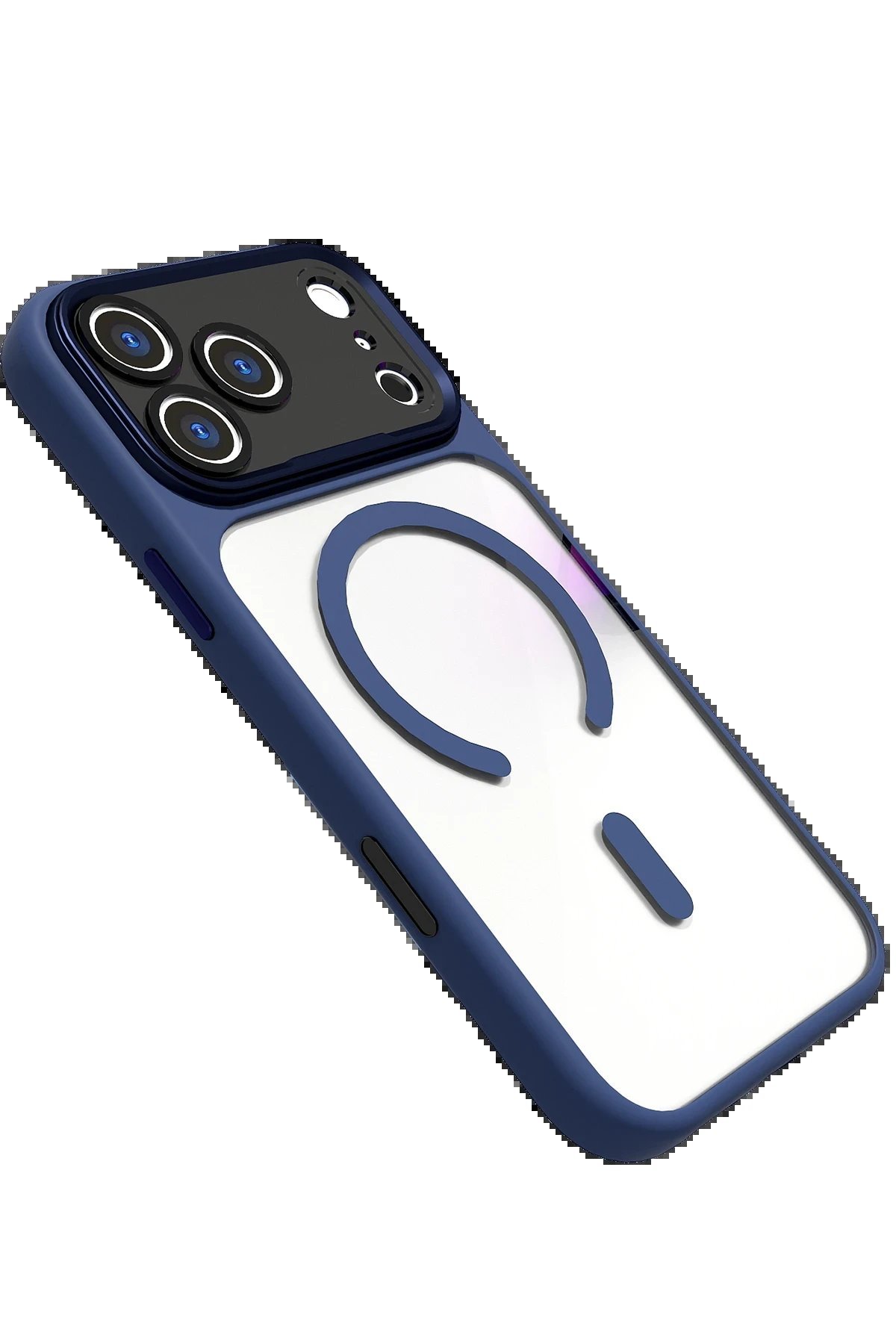 Apple iPhone 17 Pro Max Hazar Magsafe Kapak - Lacivert-(5796) - Görsel 2