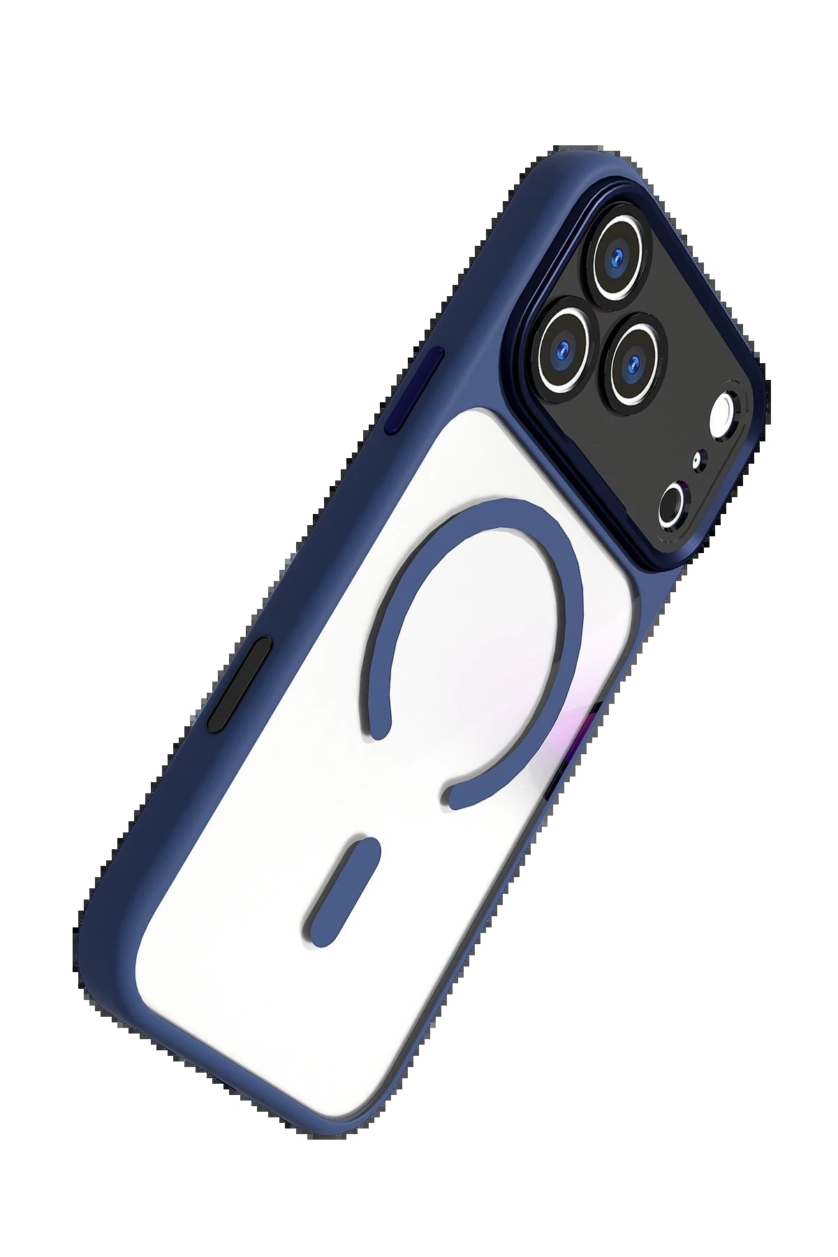 Apple iPhone 17 Pro Max Hazar Magsafe Kapak - Lacivert-(5796) - Görsel 3