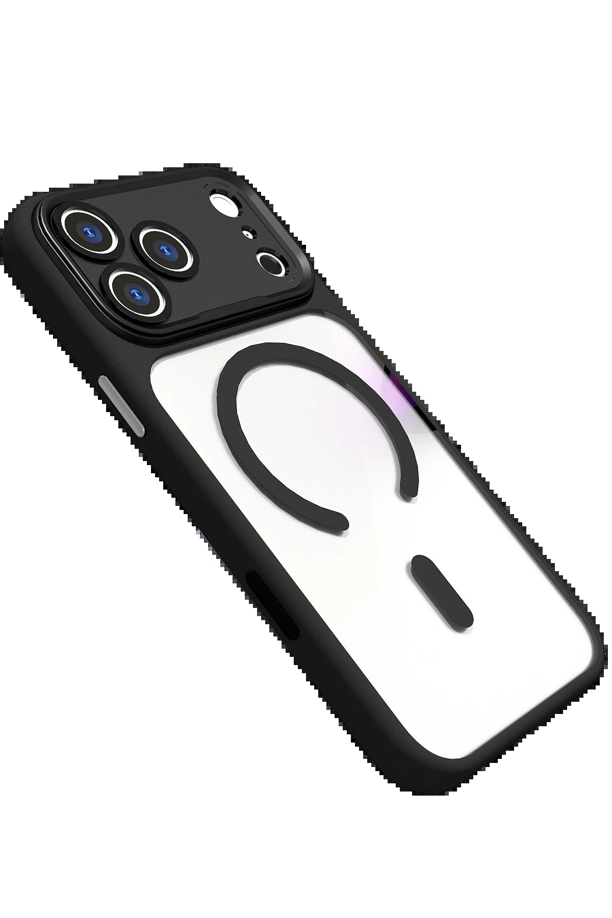 Apple iPhone 17 Pro Max Hazar Magsafe Kapak - Siyah-(5796) - Görsel 2