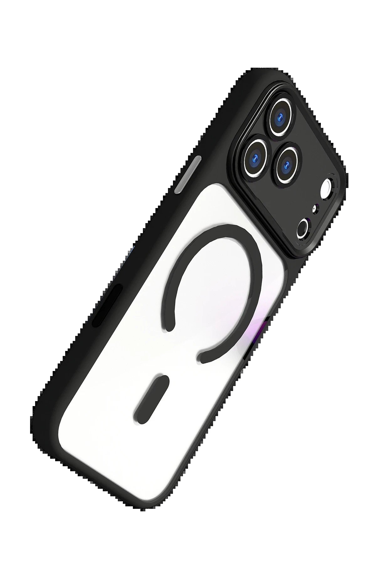 Apple iPhone 17 Pro Max Hazar Magsafe Kapak - Siyah-(5796) - Görsel 3