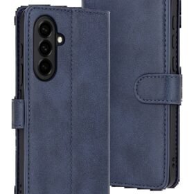 Samsung Galaxy S25 FE Trend S Plus Kapaklı Kılıf - Lacivert-(5796)