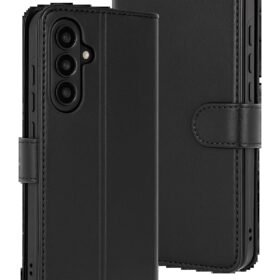 Samsung Galaxy S25 FE Trend S Plus Kapaklı Kılıf - Siyah-(5796)