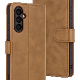 Samsung Galaxy S25 FE Trend S Plus Kapaklı Kılıf - Taba-(5796)