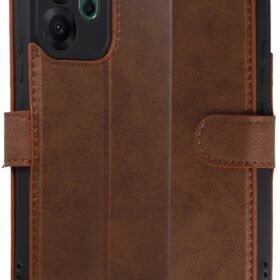 Oppo Reno 14F Trend S Plus Kapaklı Kılıf - Taba-(5796)