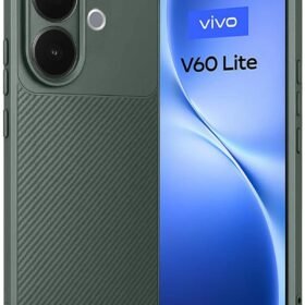 Vivo V60 Lite Auto Focus Karbon Kapak - Koyu Yeşil-(5796)