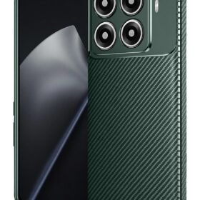 Xiaomi Mi 15T Pro Auto Focus Karbon Kapak - Koyu Yeşil-(5796)