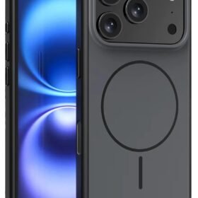 Apple iPhone 17 Pro Max Neva Magsafe Kapak - Siyah-(5796)