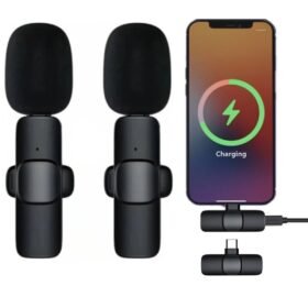 K9 Type-C Uyumlu Mikrofon - Siyah-(5796)