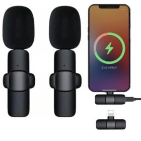 K9 Lightning Uyumlu Mikrofon - Siyah-(5796)