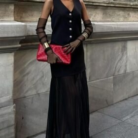 Yelek Ve Pilise Etekli Premium Takım 10096