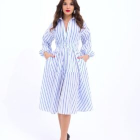 6813 ELBİSE-BALTİMORE ÇİZGİLİ