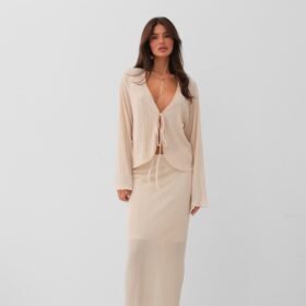 Düşük Bel Maxi Boy Etek