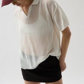 Polo Yaka TransparanT-Shirt