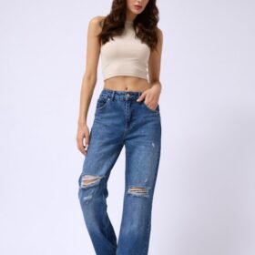 Lazer Kesim Bol Paça Jean