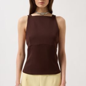 Sırt Kurdele Detay Bluz